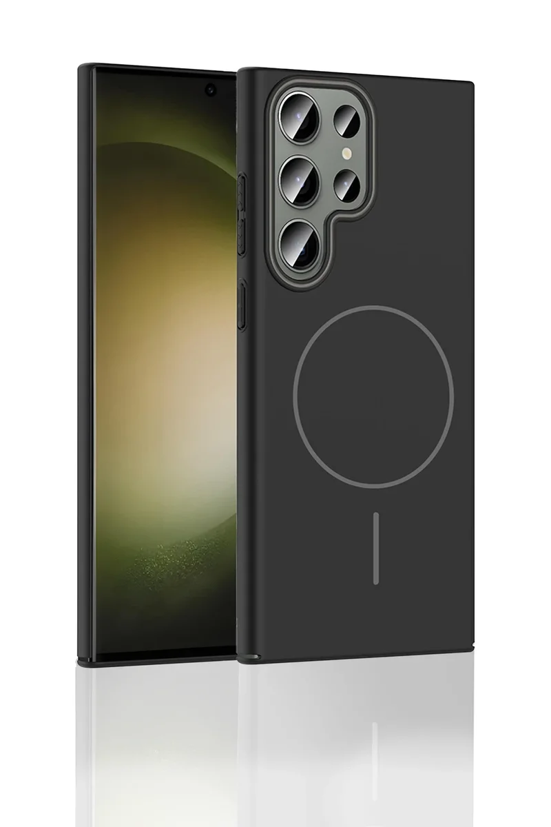 Joko Samsung Galaxy S23 Ultra Broş Magsafe Kapak - Mor