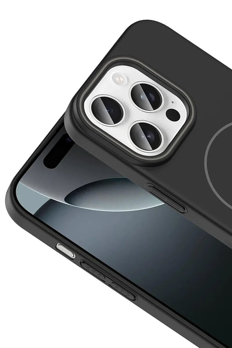 Joko iPhone 15 Plus Broş Magsafe Kapak - Mor