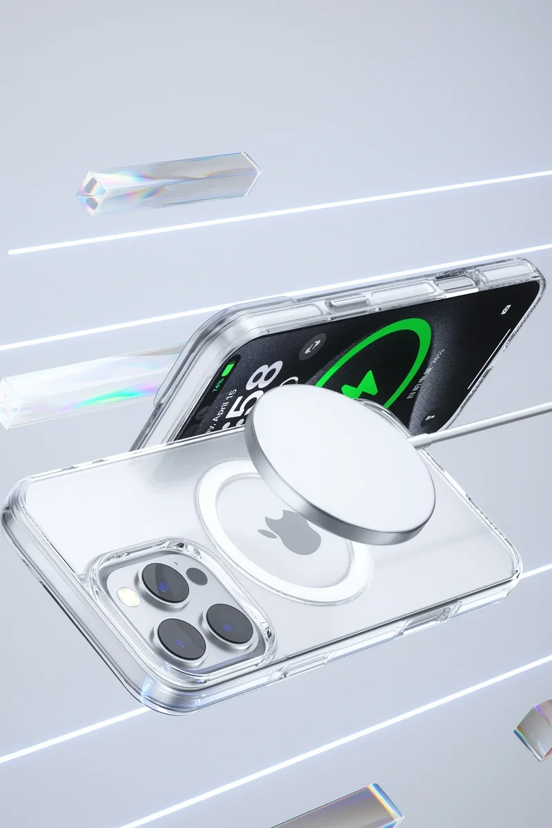 Joko iPhone 16 Pro Gleam PC Sert Magsafe Kılıf - Kahverengi